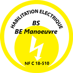 Habilitation électrique BE Manœuvre